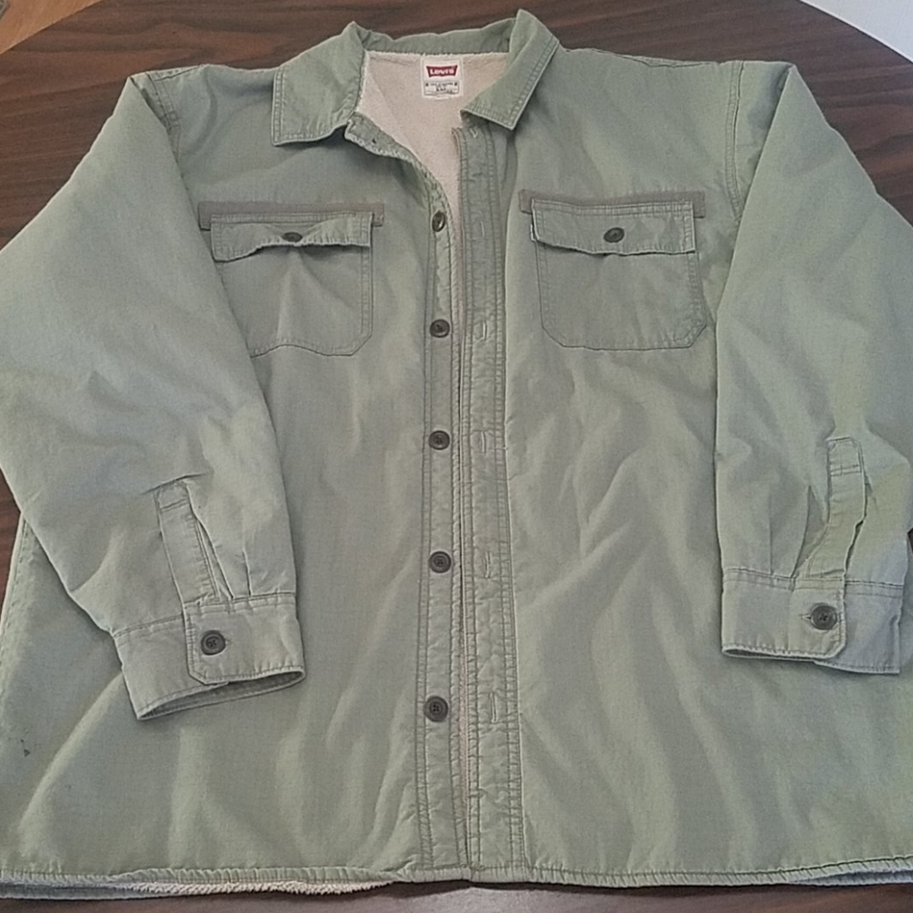Levi Stauss & Co 2XL Plush Lined Buttondown